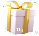 Receba seus bônus de boas-vindas no 11q